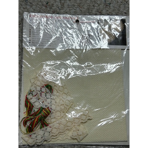 Christmas Ornaments Counted Cross Stitch Kit Nicole Creations Love Stocking 1986 - Picture 3 of 5